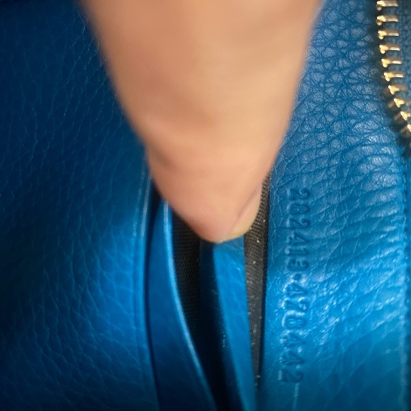 Gucci Blue Leather Wallet - Picture 7 of 7